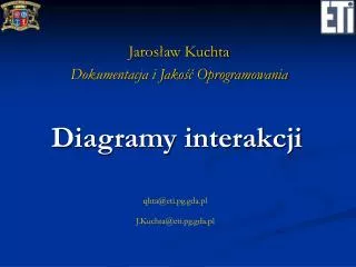 jaros aw kuchta dokumentacja i jako oprogramowania