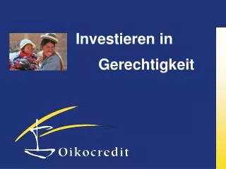 investieren in gerechtigkeit