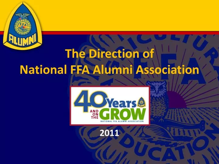 the direction of national ffa alumni association