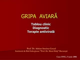 gripa aviar