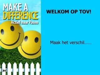 welkom op tov