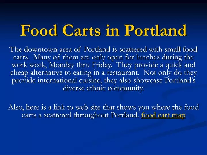 food carts in portland