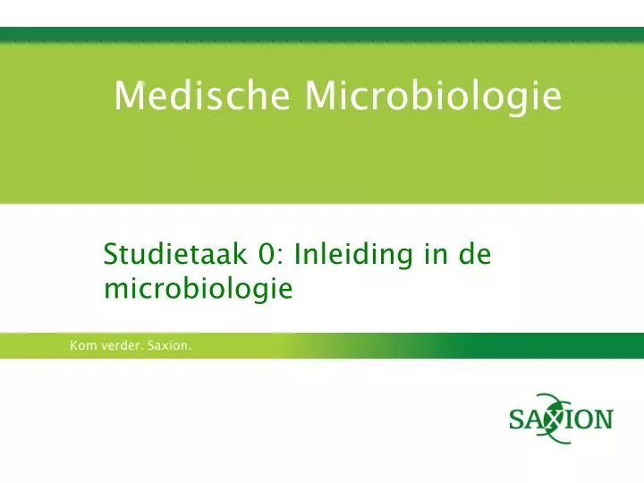 medische microbiologie