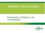 Medische Microbiologie - slide 1