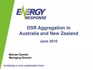 DSR Aggregation in Australia and New Zealand June 2010
