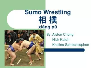 Sumo Wrestling ? ? xi?ng p?