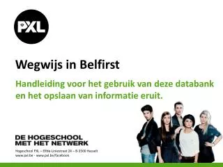 wegwijs in belfirst