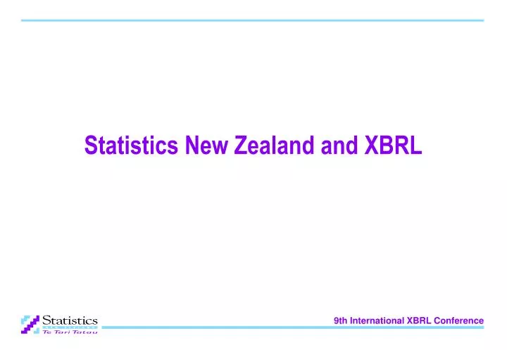 statistics new zealand and xbrl