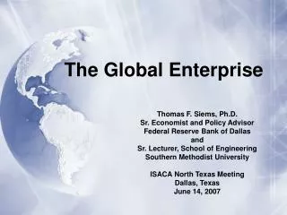 The Global Enterprise