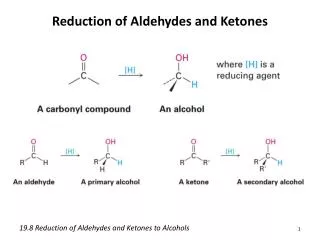 Reduction of Aldehydes and Ketones