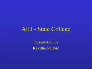 AID - State College