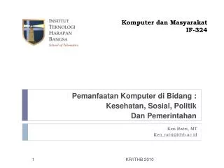 komputer dan masyarakat if 324