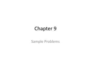 Chapter 9