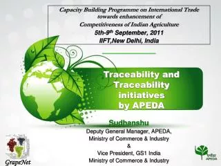 Capacity Building Programme on International Trade towards enhancement of