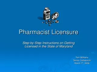 Pharmacist Licensure
