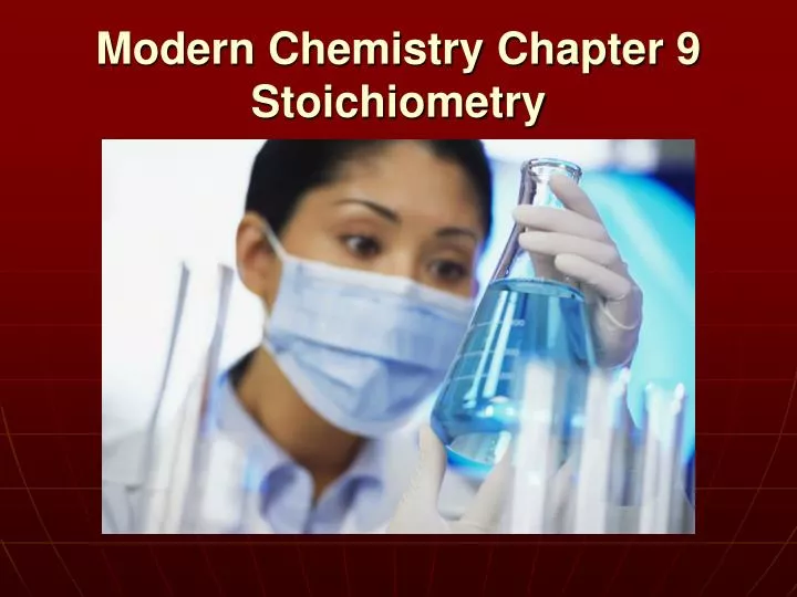 modern chemistry chapter 9 stoichiometry