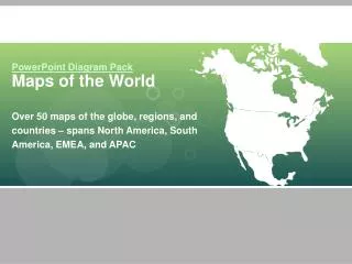 PowerPoint Diagram Pack Maps of the World