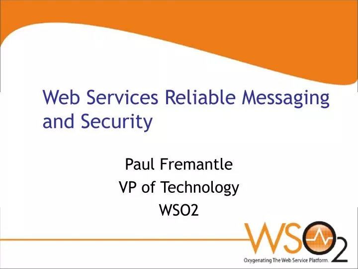 web services reliable messaging and security