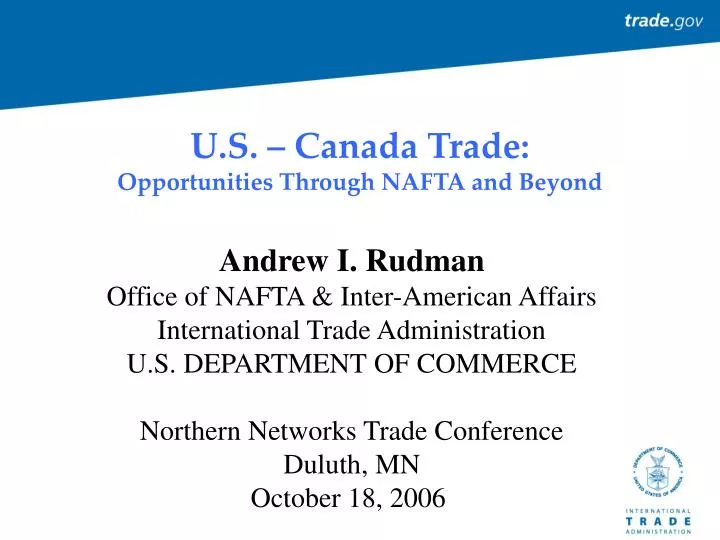 u s canada trade opportunities through nafta and beyond