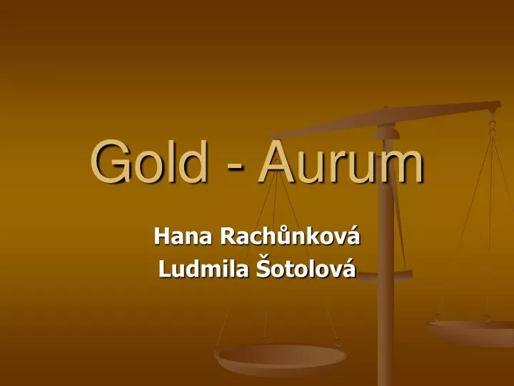 gold aurum
