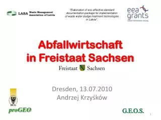 abfallwirtschaft in freistaat sachsen