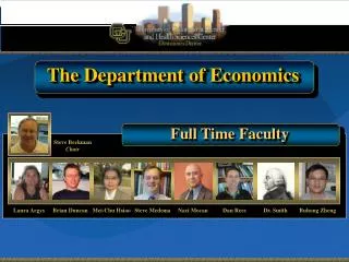 The Department of Economics