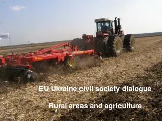 EU Ukraine civil society dialogue Rural areas and agriculture