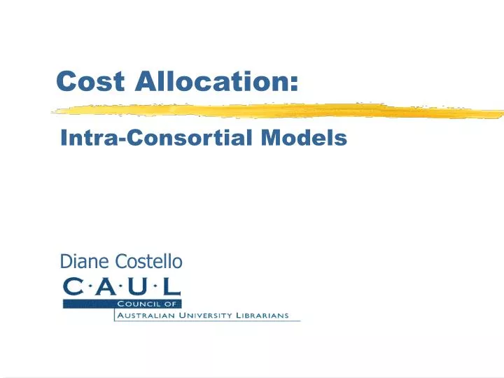 cost allocation