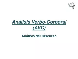 an lisis verbo corporal avc