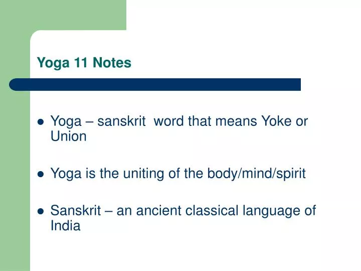 yoga 11 notes