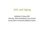 HIV and Aging - slide 1