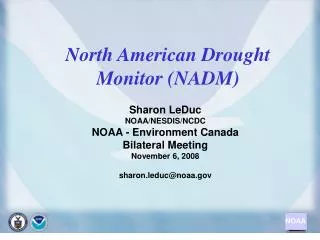 North American Drought Monitor (NADM)
