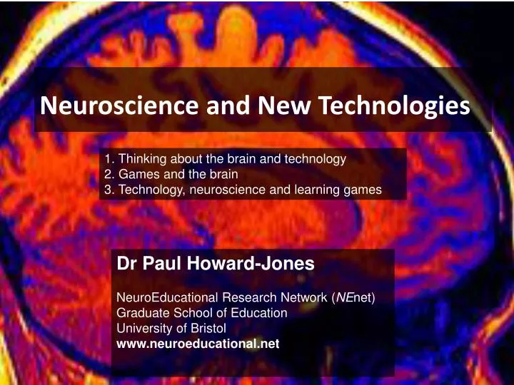 neuroscience and new technologies