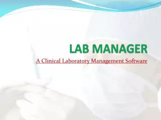 LAB MANAGER