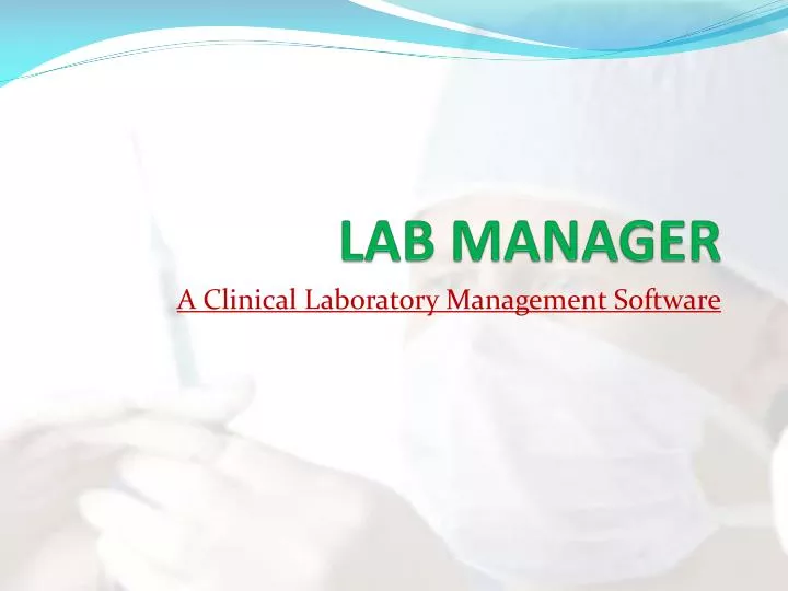 lab manager