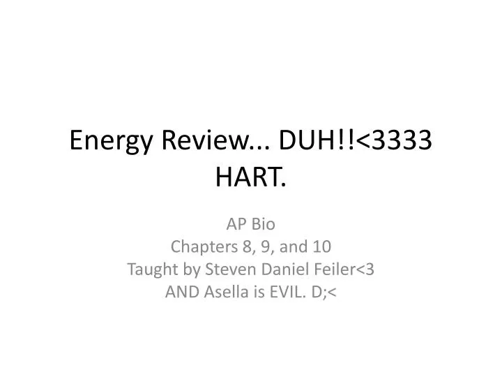 energy review duh 3333 hart