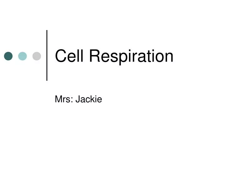 cell respiration