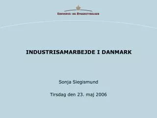 industrisamarbejde i danmark