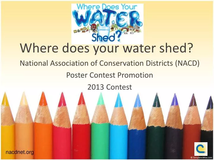 where does your water shed