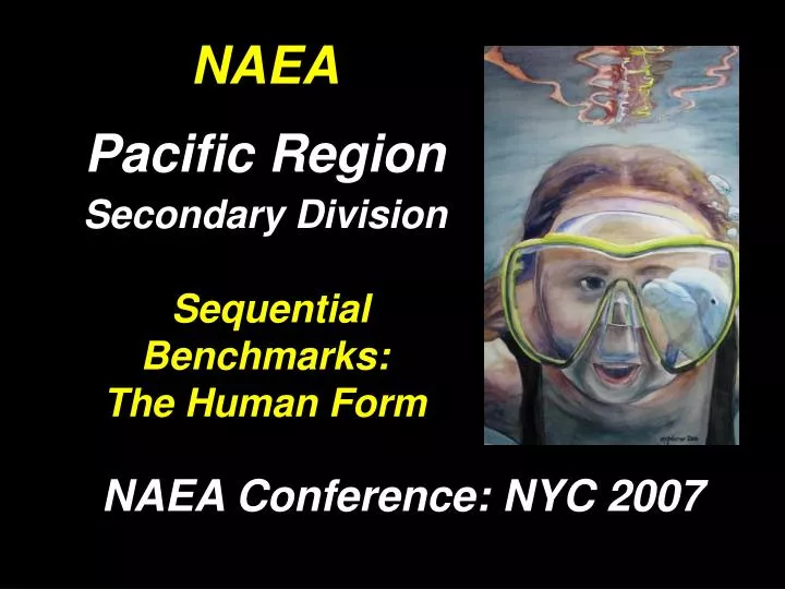 naea pacific region secondary division sequential benchmarks the human form
