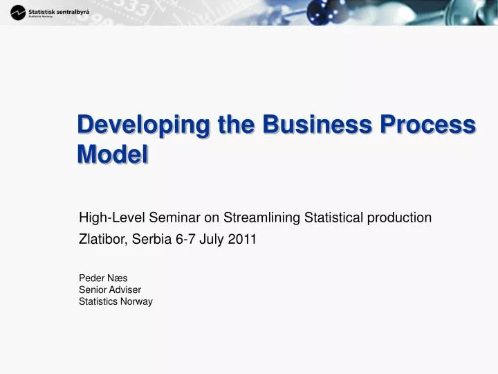 developing the business process model