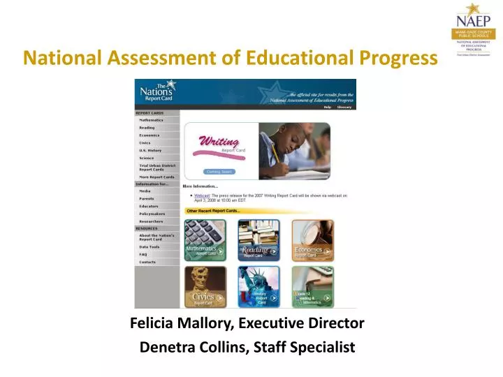 national assessment of educational progress