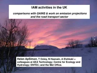 IAM activities in the UK