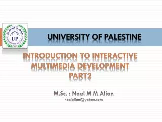 introduction to Interactive Multimedia Development Part2