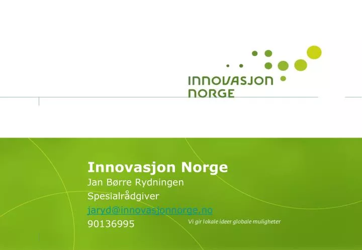 innovasjon norge