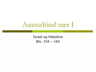 austurl nd n r i