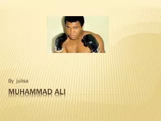 Muhammad ali