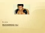 Muhammad ali - slide 1