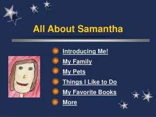 All About Samantha