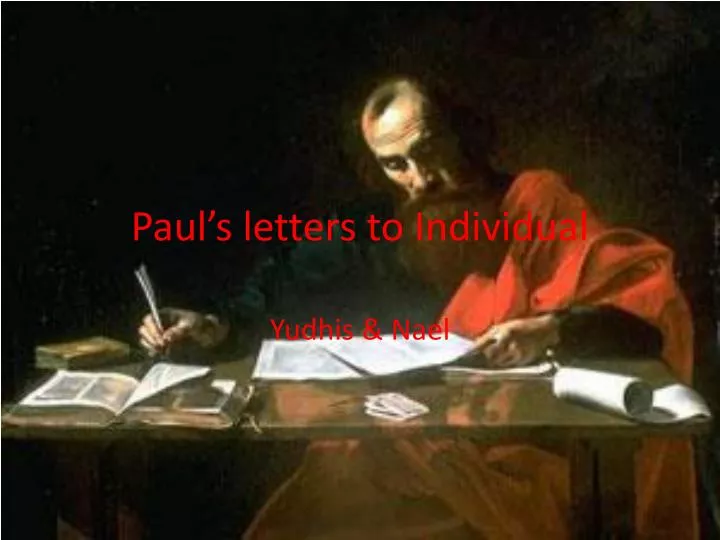 paul s letters to individual
